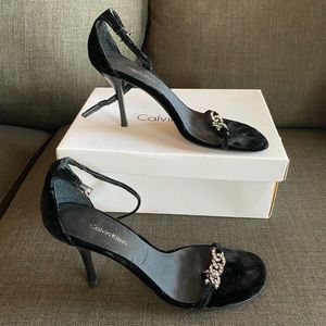 Calvin Klein Velvet Heels